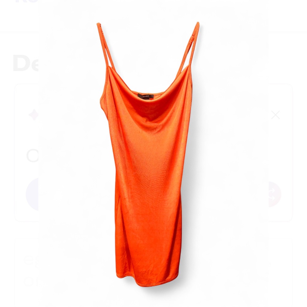 Vibrant Orange Slip Dress from Forever 21.